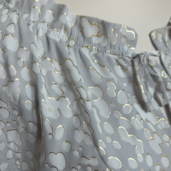 Buddy Love White Mini Dress with Ruffles - Picture 4 of 6